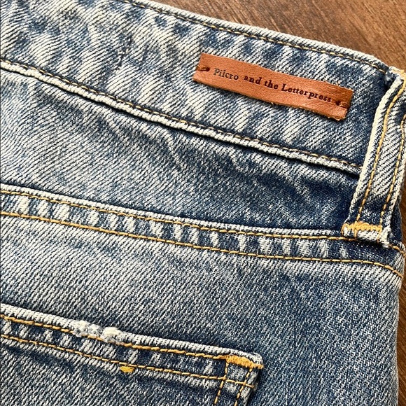 Pilcro and the Letterpress, hyphen, size 26, Frayed Hem denim Jeans - Picture 13 of 14